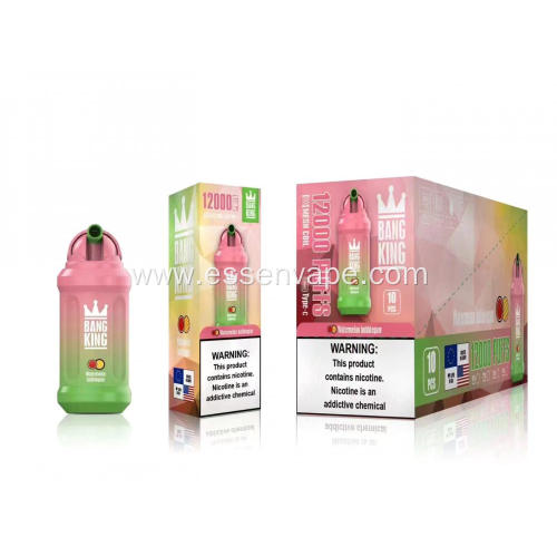 Lithuania Bang King 12000 Rainbow Sherbert